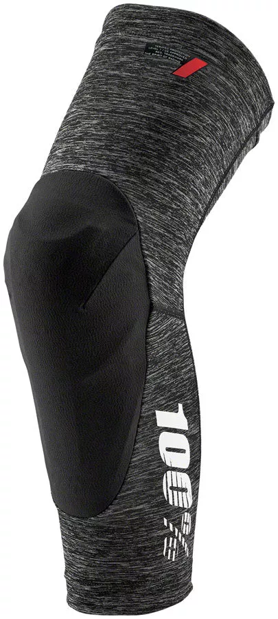 100-teratec-knee-guards-gray-heather-small 100% Teratec Knee Guards - Gray Heather Small