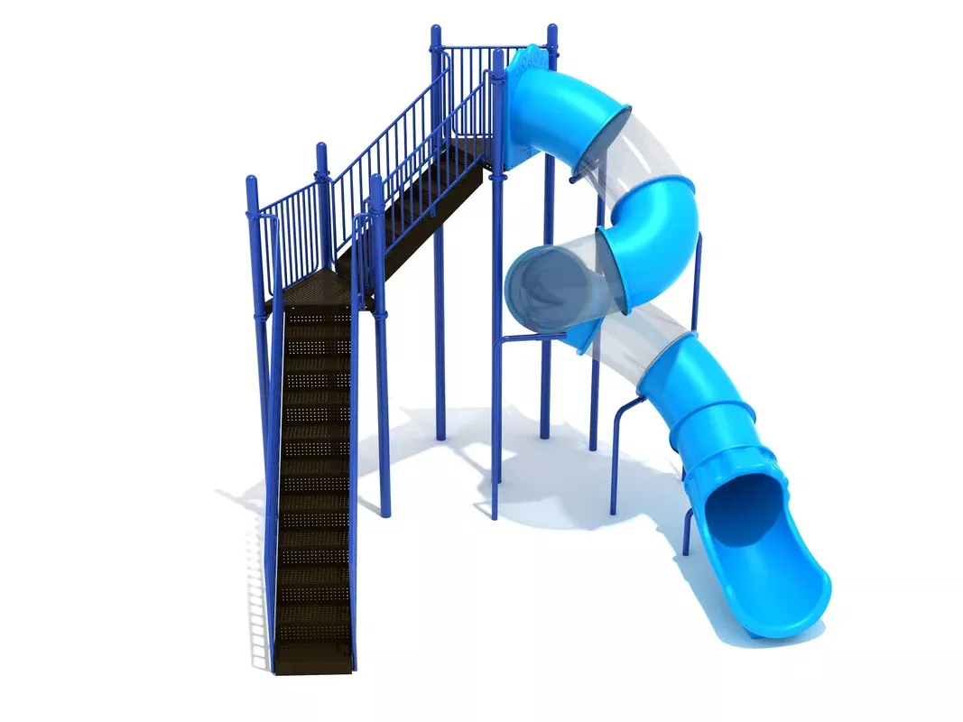 12-foot-freestanding-spiral-tube-slide 12 Foot Freestanding Spiral Tube Slide