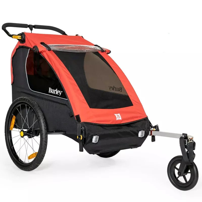 burley-honey-bee-double-child-trailer Burley Honey Bee Double Child Trailer