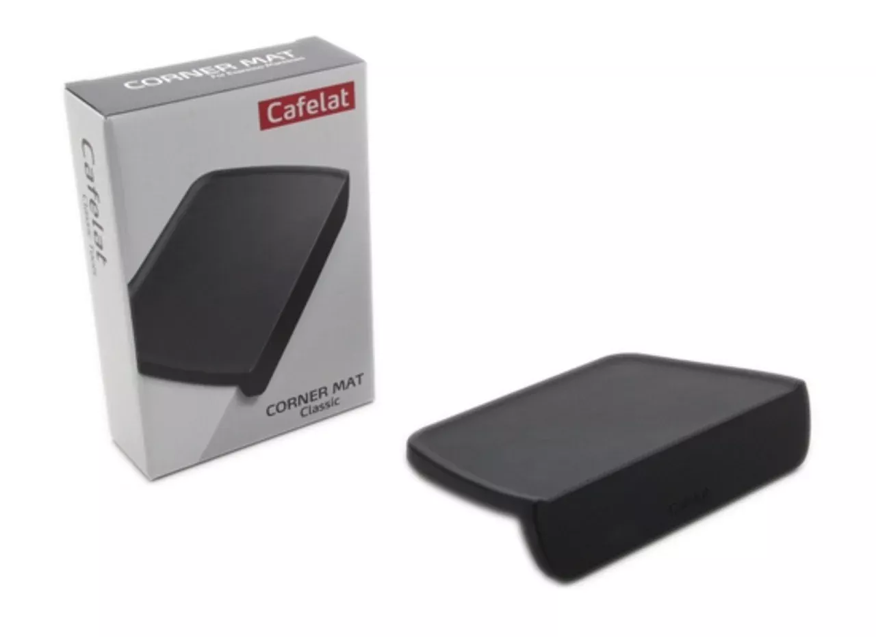 cafelat-tamping-mat-corner-black Cafelat Tamping Mat Corner - Black