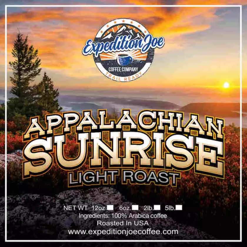 expedition-joe-appalachian-sunrise-light-roast-coffee Expedition Joe Appalachian Sunrise Light Roast Coffee