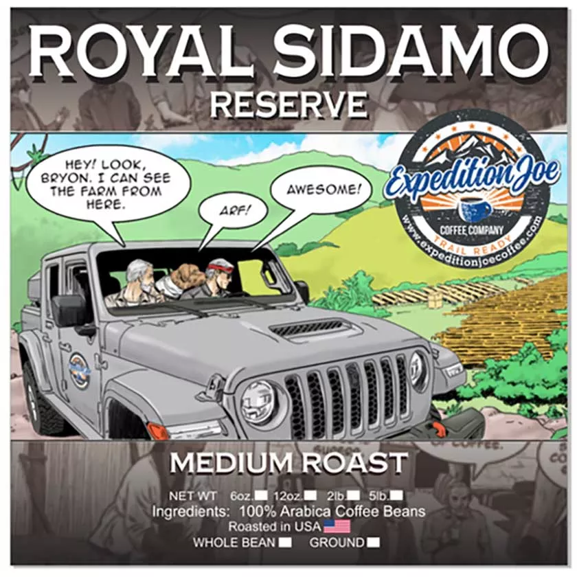 Expedition Joe Royal Sidamo Reserve Ethiopian Coffee