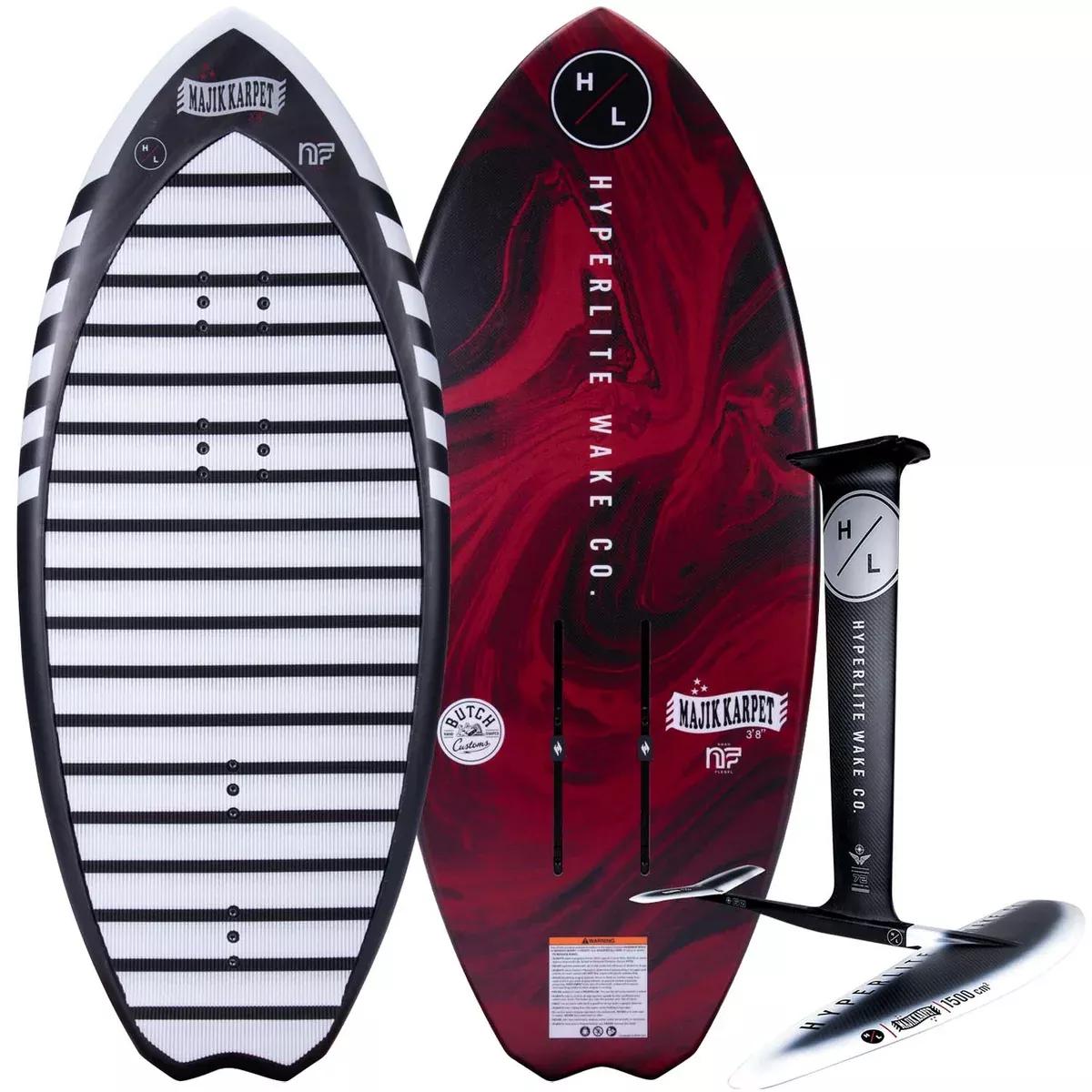hyperlite-majik-karpet-mk-1500-carbon-wake-foil-package-2026 Hyperlite Majik Karpet / MK 1500 Carbon Wake Foil Package 2026