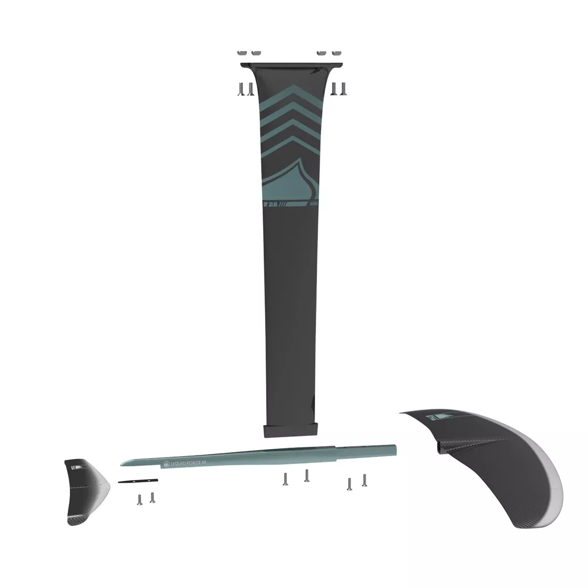Liquid Force Carbon Horizon 120 Wake Foil Set (Mast & Wing)
