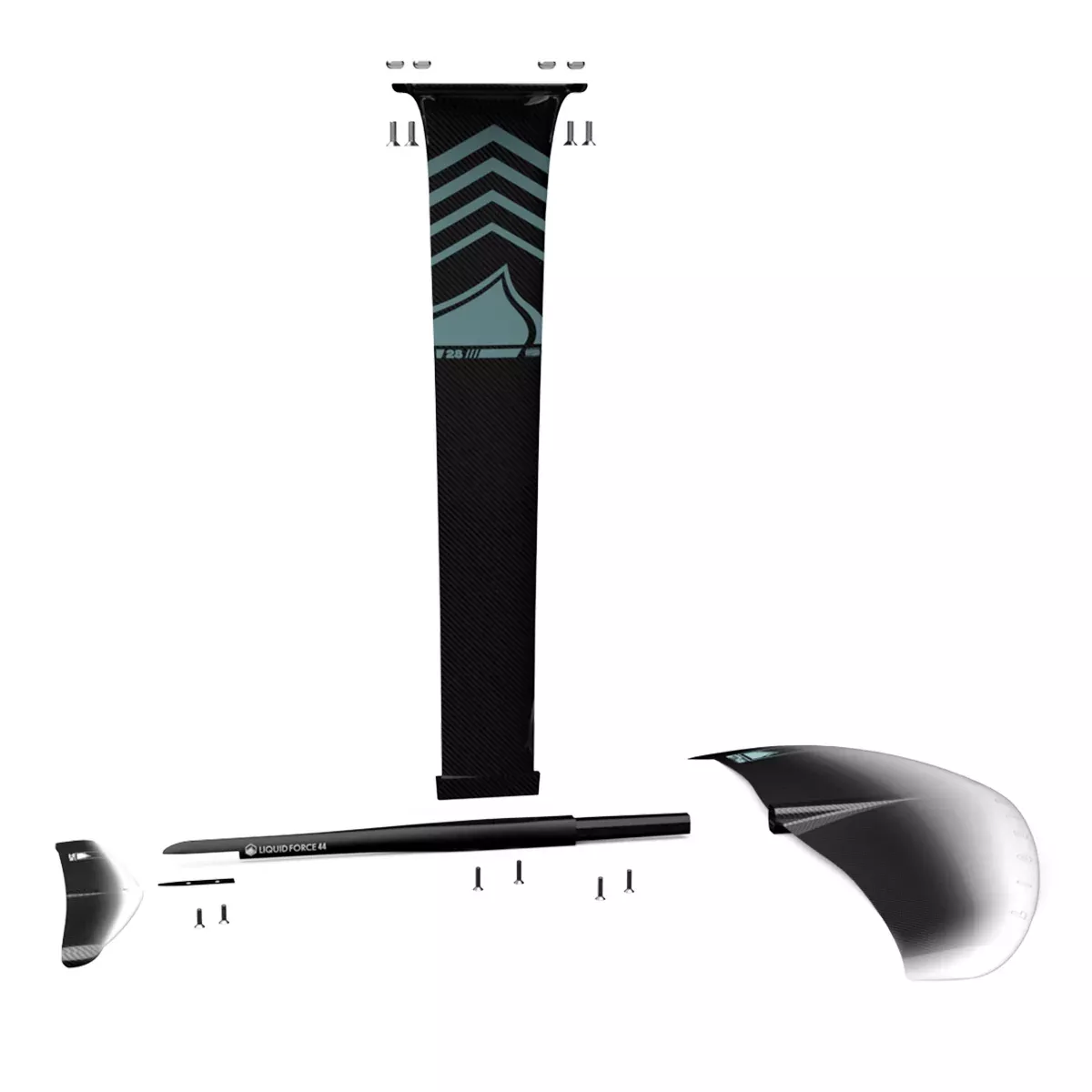 Liquid Force Carbon Horizon 155 Wake Foil Set (Mast & Wing)