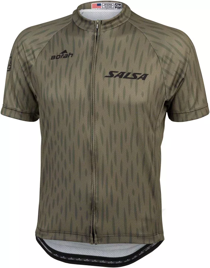 salsa-mens-hinterland-jersey-medium-olive-green Salsa Mens Hinterland Jersey - Medium Olive Green