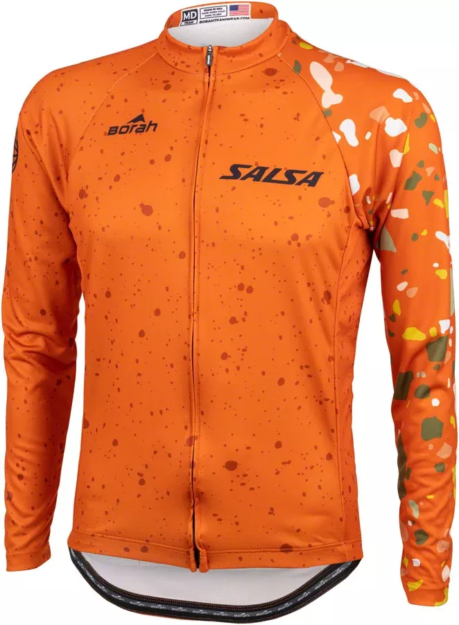 salsa-mens-terrazzo-long-sleeve-jersey-small-orange Salsa Mens Terrazzo Long Sleeve Jersey - Small Orange