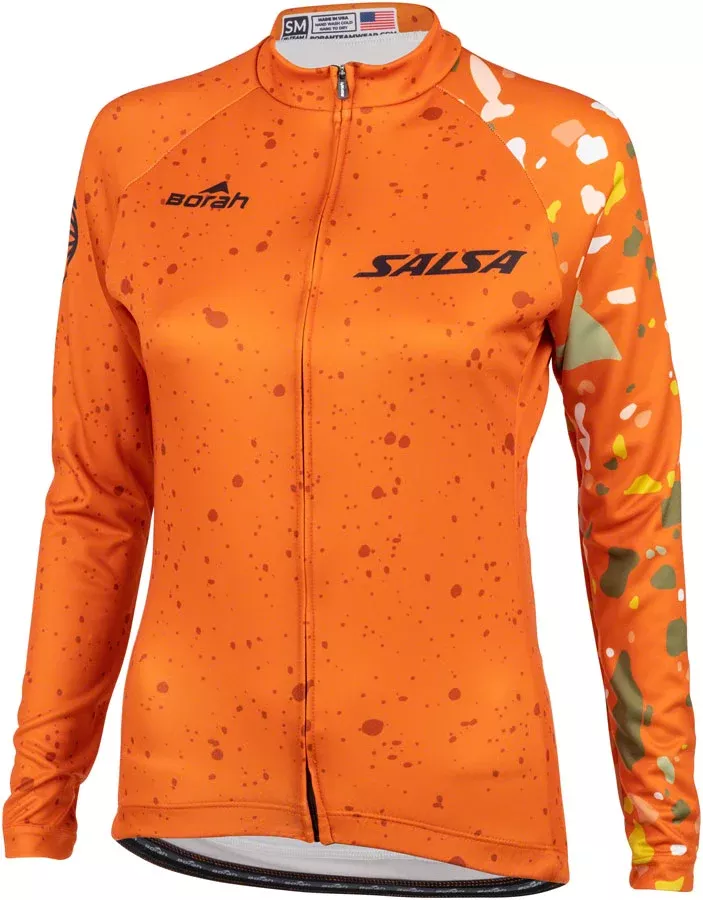 salsa-womens-terrazzo-long-sleeve-jersey-small-orange Salsa Womens Terrazzo Long Sleeve Jersey - Small Orange