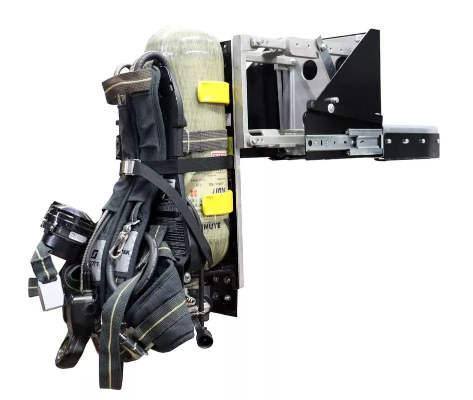 Ziamatic QUIC-SLIDE Swing-Down SCBA Bracket